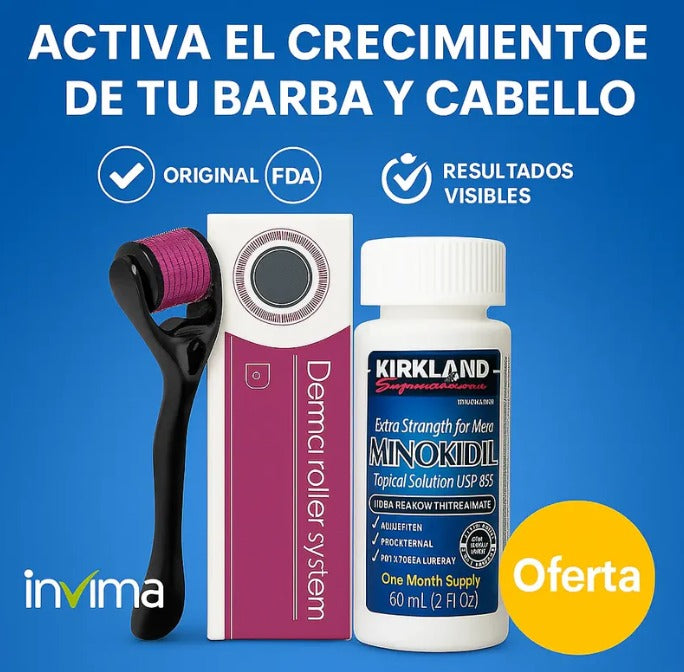 Combo: Kirkland® + 1 Derma Roller Gratis