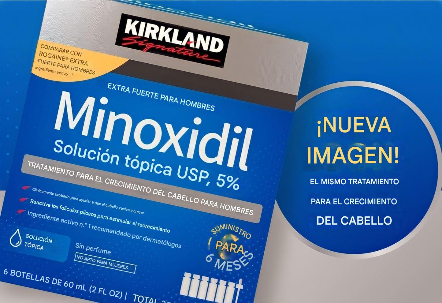 Combo: Kirkland® + 1 Derma Roller Gratis